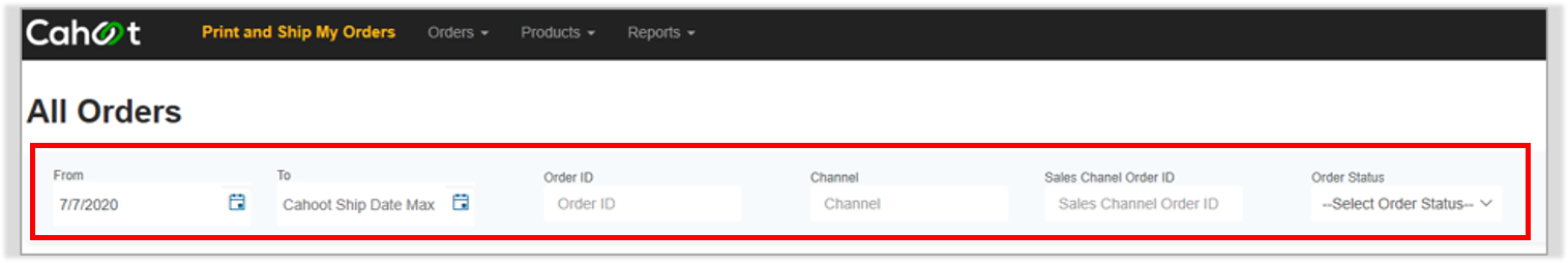 Default Filters