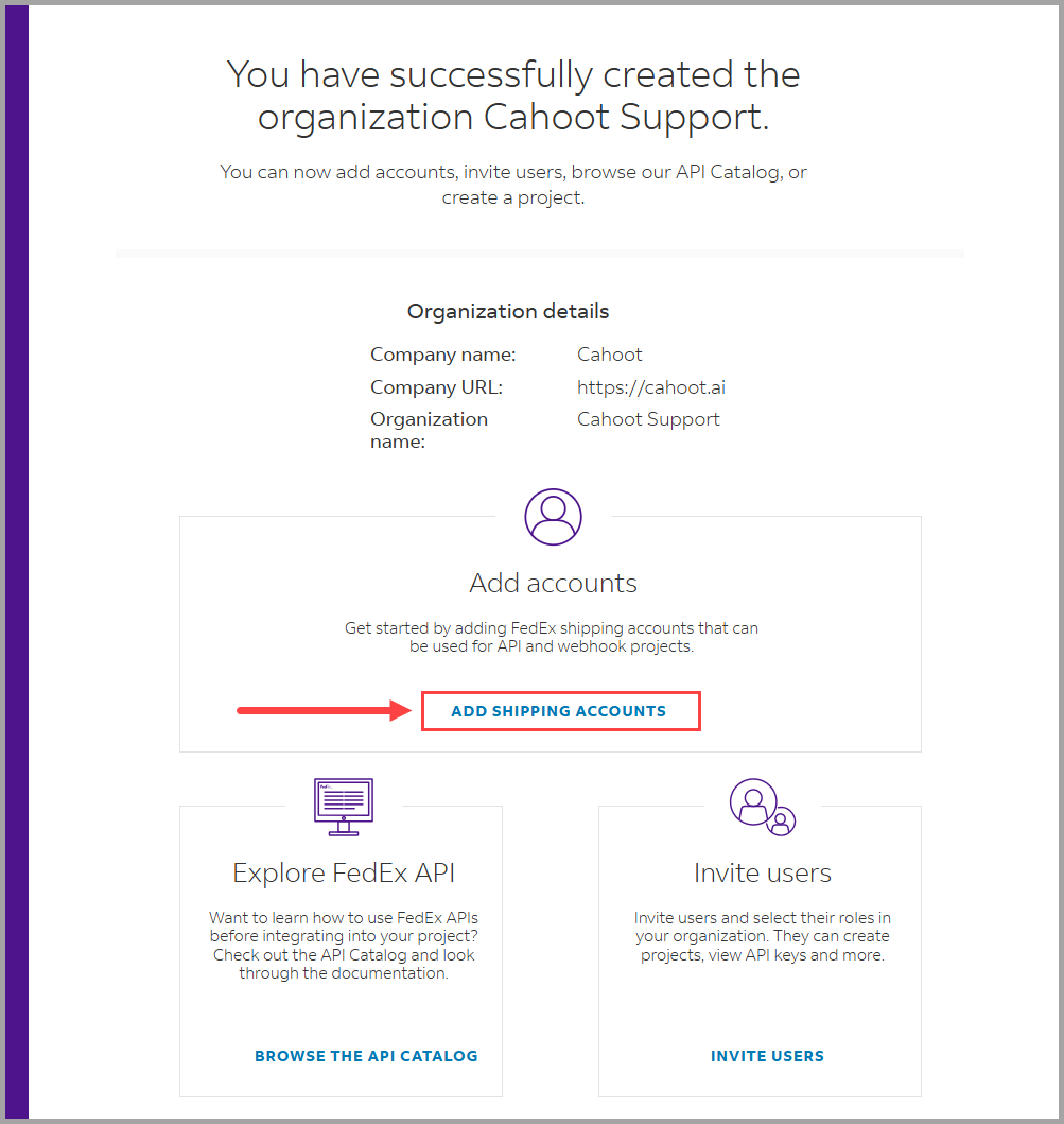 fedex accounts